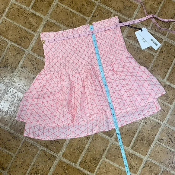 NWT BB Dakota Pink Ruffled Mini Skirt - Picture 8 of 8